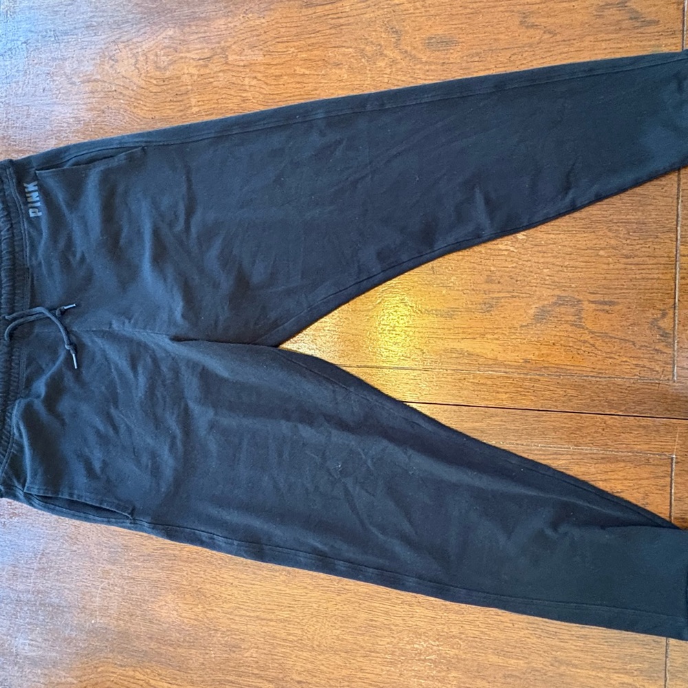 PINK Victoria's Secret Black Joggers